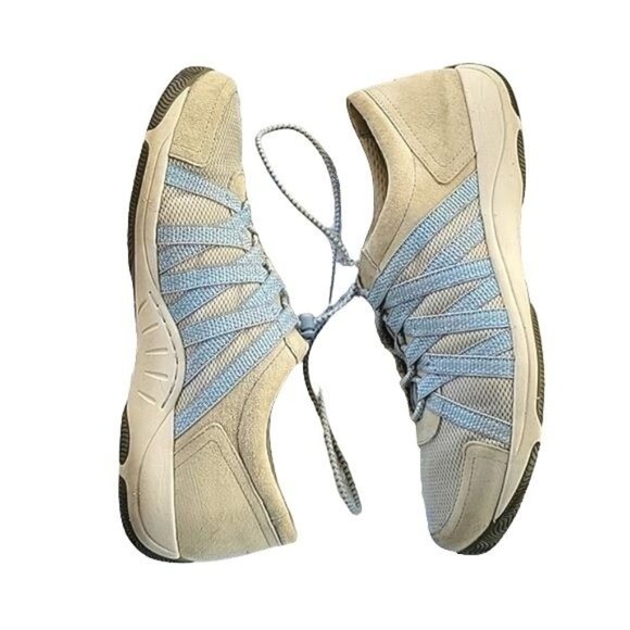 Dansko Womens size 40EU/ 9.5-10 US Honor Gray Blue Honor Oxford Suede Sneaker - Picture 1 of 8